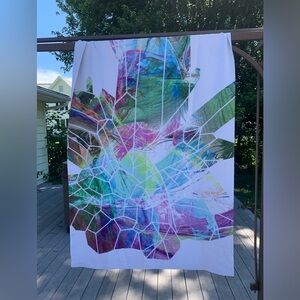 Beautiful Custom Designed Crystal Nature Blackout Curtains Brand New